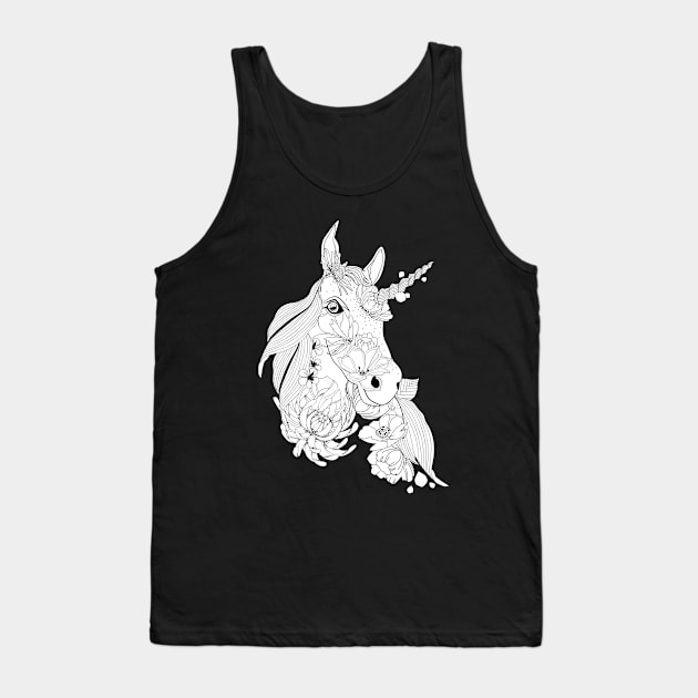 unicorn Tank Top by masslos